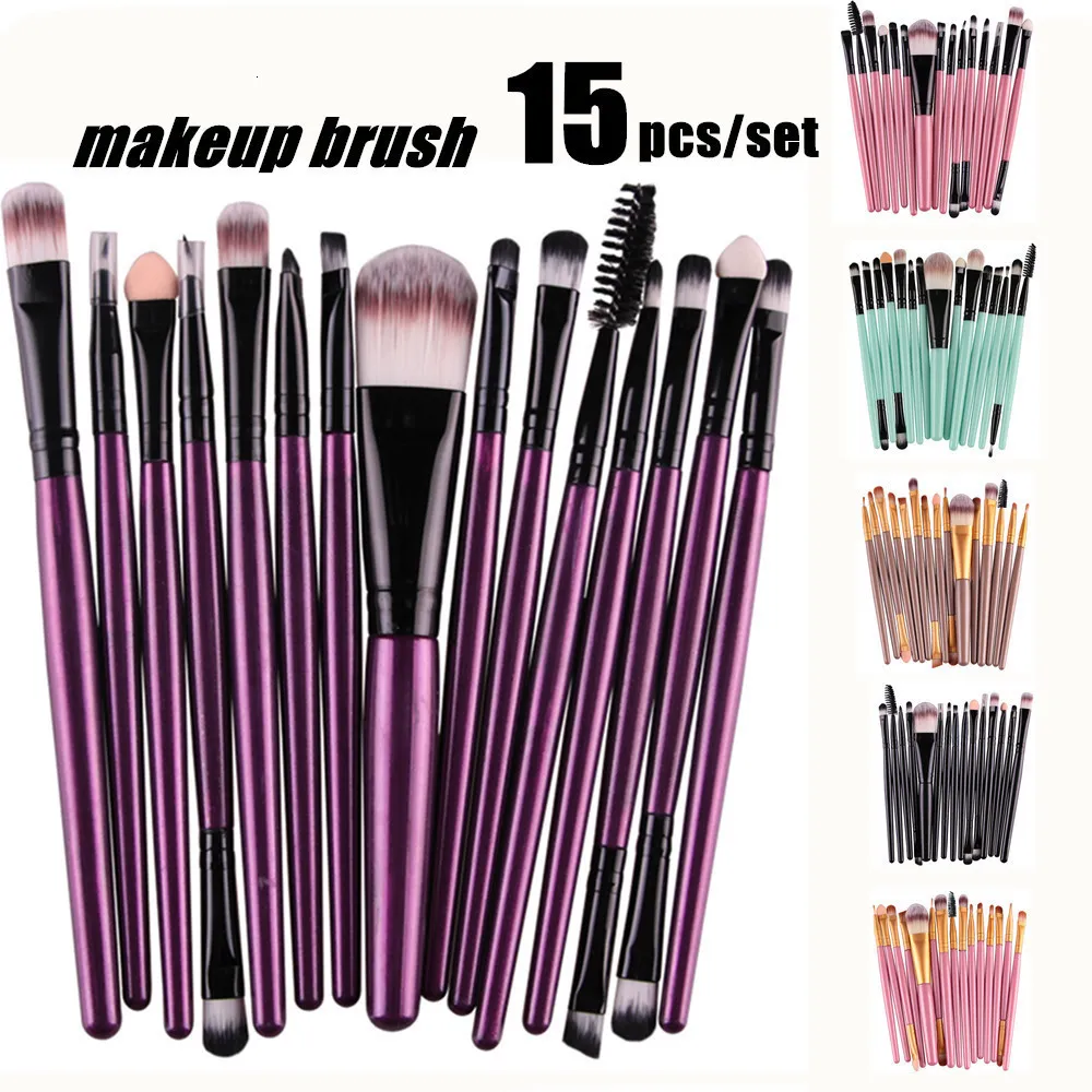 Makeup Tools Fjer 6PCS15PCS Brush Set Cosmetict för Face Make Up Tool Beauty Professional Foundation Blush Eyeshadow 230822