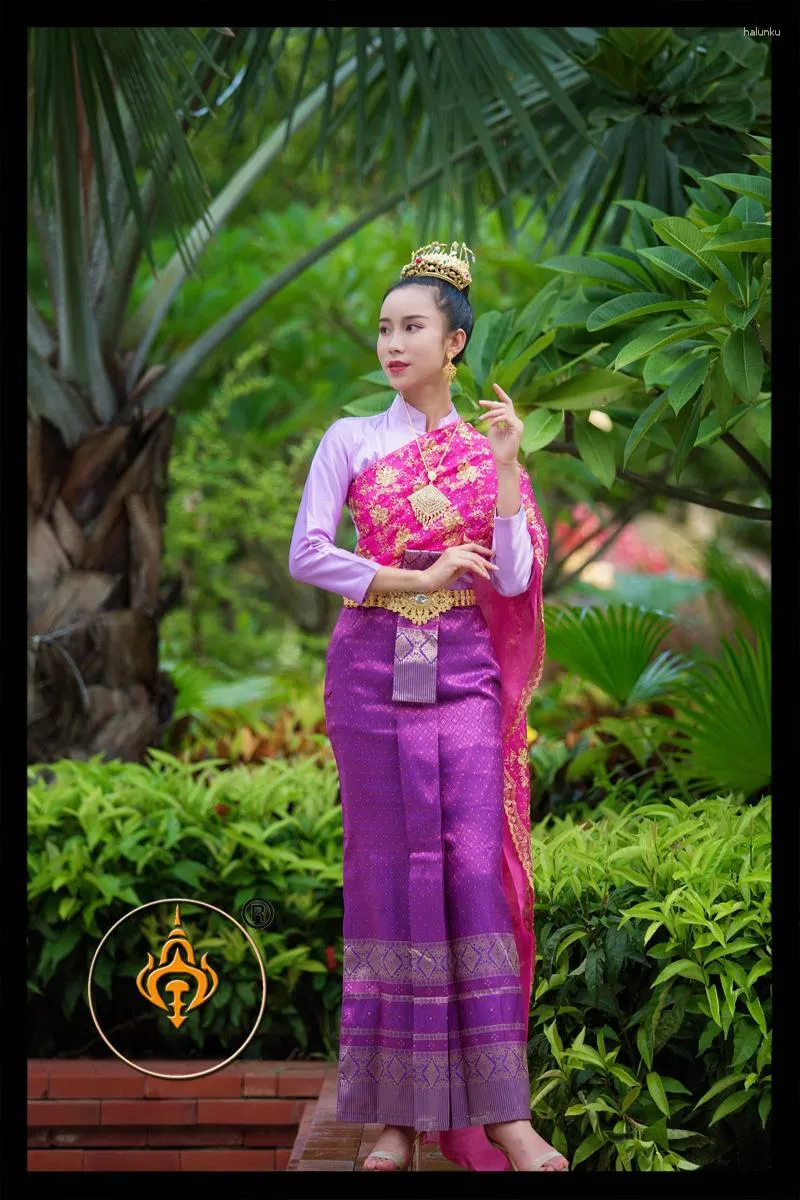 Pink Thai Traditional Dress Online Shop Elegant Ethnic Dress