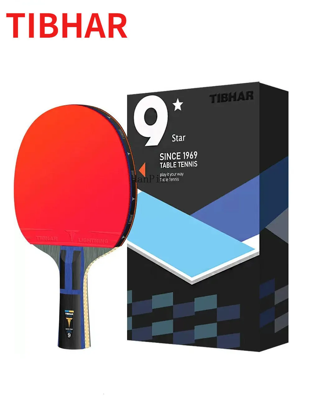 Raquettes de tennis de table 2023 Ping Pong Paddle Pimplesin Raquette de haute qualité Lame 6789 étoiles avec sac 230822