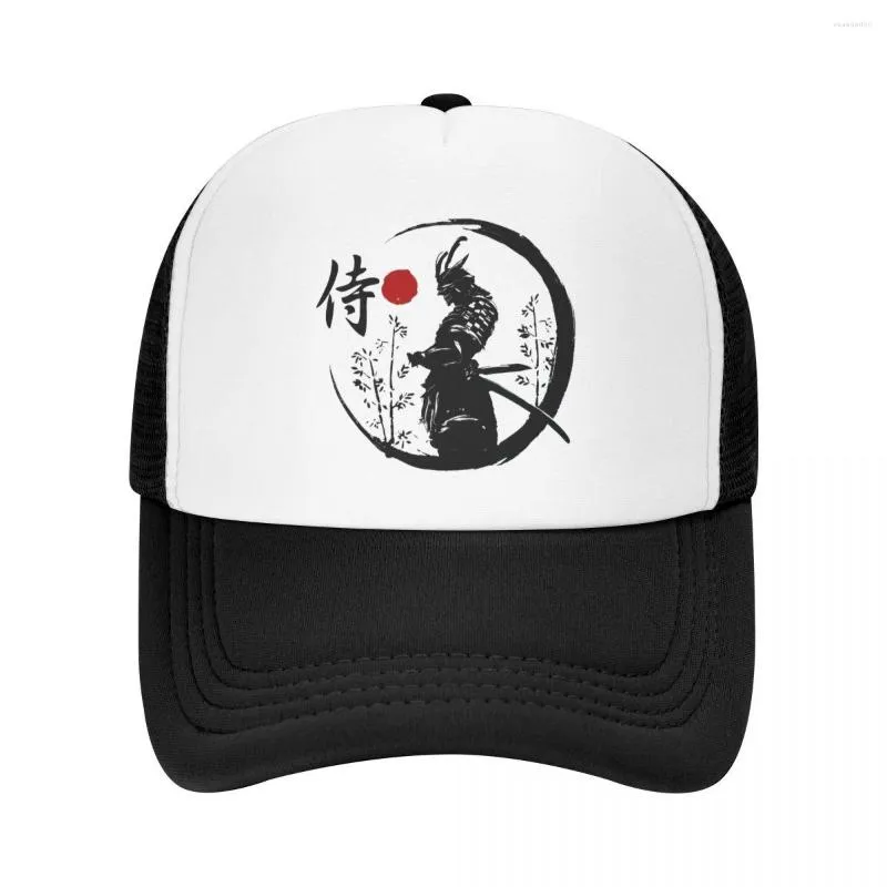 Ball Caps Custom Japanese Samurai Warrior Baseball Cap Sports Men Dames Verstelbare Katana Bushido Trucker Hat Summer