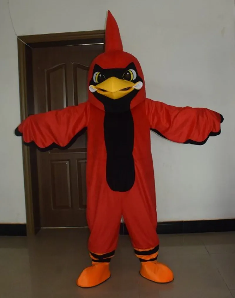 Costume de mascotte d'aigle rouge pour adulte, tenue de personnage de dessin animé, Costume attrayant, Costume d'halloween, fête fantaisie, Animal, carnaval