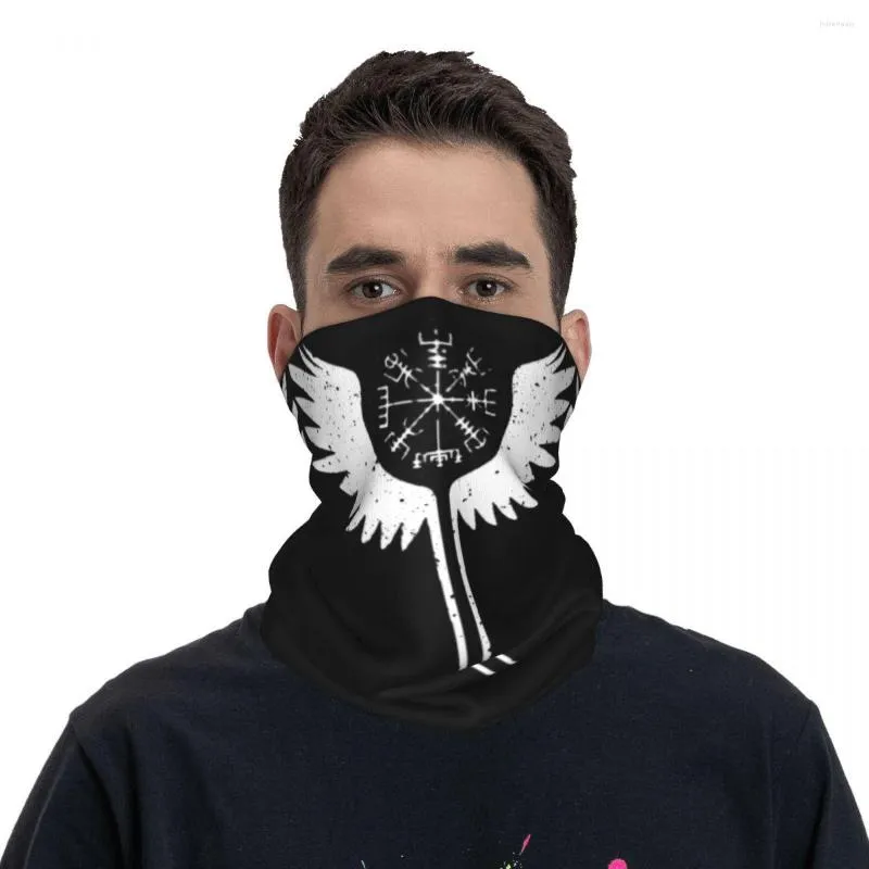 Foulards Valkyrie Symbole Vegvisir Odin Wings Valhalla Accessoires Bandana Couvre-cou Écharpe Magique Multifonctionnel Masque De Course