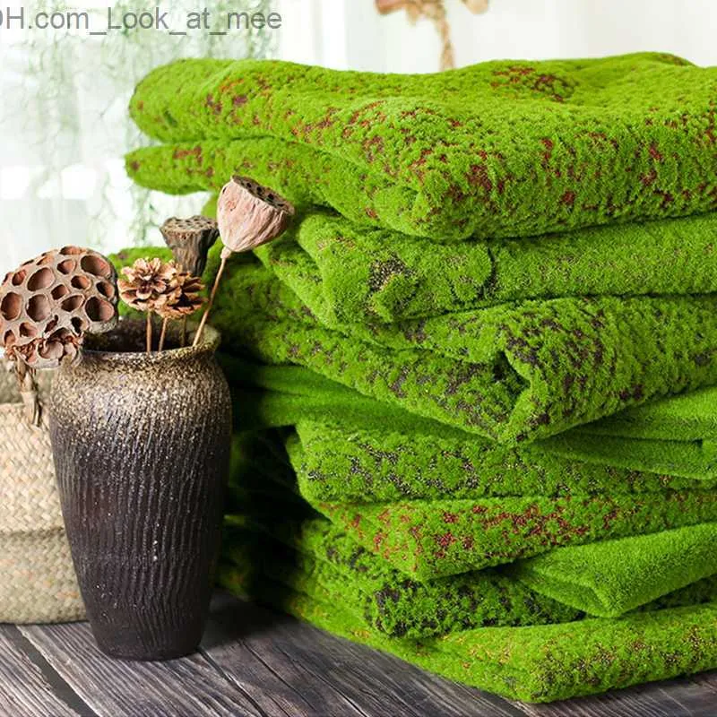 Artificial Moss Fake Green Grass DIY Artificial Turf Shop Wallboard