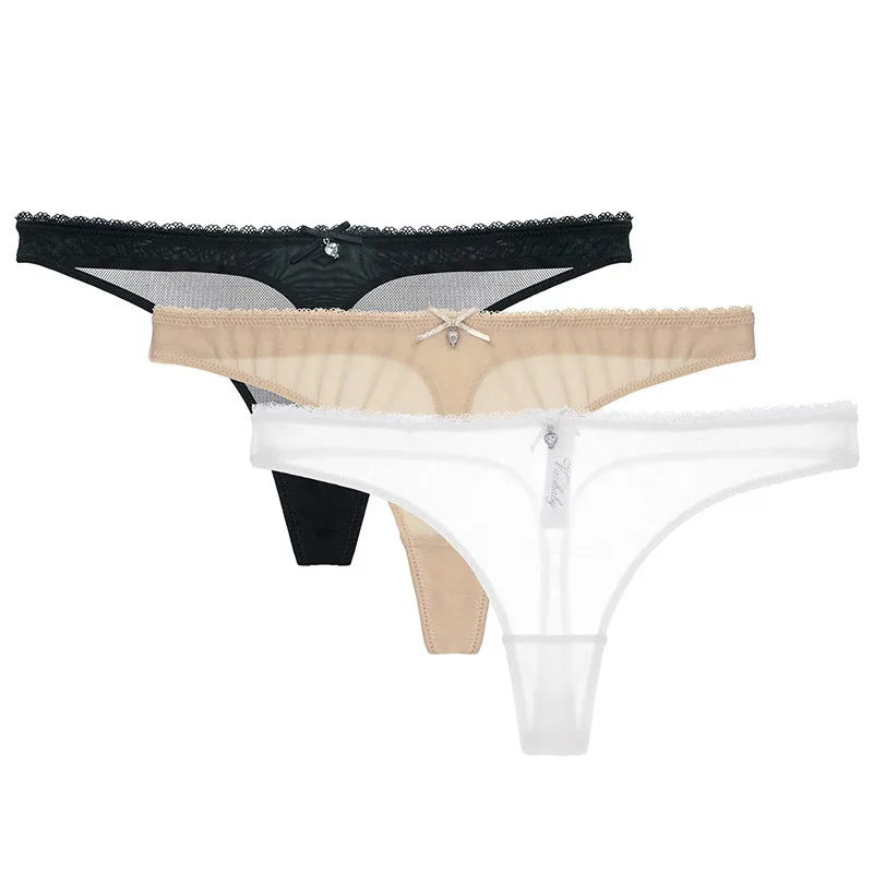 Varsbaby Sequin Thong Clear Strap Panties Transparent Underwear Briefs For  Lowrise Style S 2XL Style 230822 From Bai04, $9.81