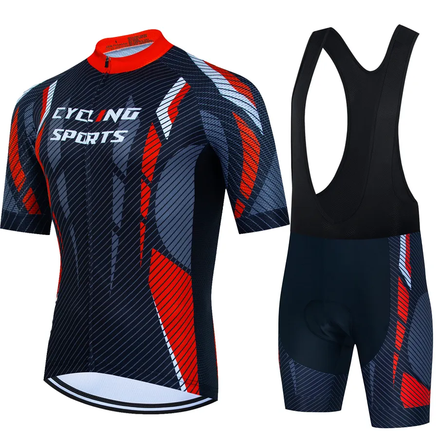 Cycling Jersey stelt cyklopedia MTB kledingman herenfiets compleet 2023 sportset broek gelaser gesneden uniform tricuta kledingpak 230823