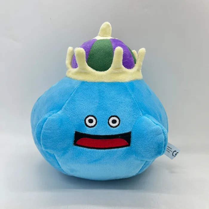 Plush -poppen 22 cm Dragon Quest Smile Slime Toy Cartoon Gevuld Soft Christmas Verjaardagscadeau voor kinderen 230823