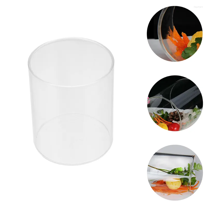 Din sets Sets Glass Telio Salade Container Restaurant Bowl Clear Kroonluchter Vers fruit Vegetable