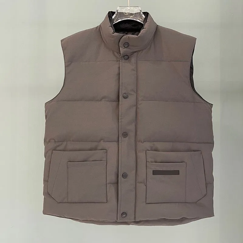 Gilet invernale da uomo spesso Gilet di design senza maniche Giù Gilet nord Design per uomo smanicato Piumino Donna Capispalla Moda Lusso di alta qualità 4VIO