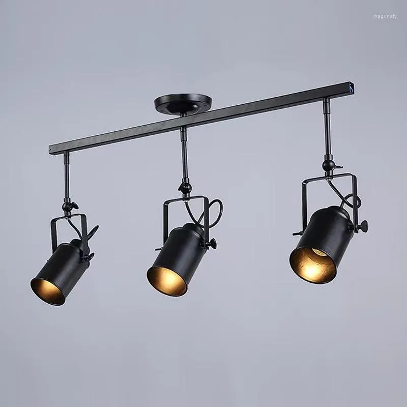 Luzes de teto simples faixa moderna Spotlight Bar Light Head Single Three Multi Lamp