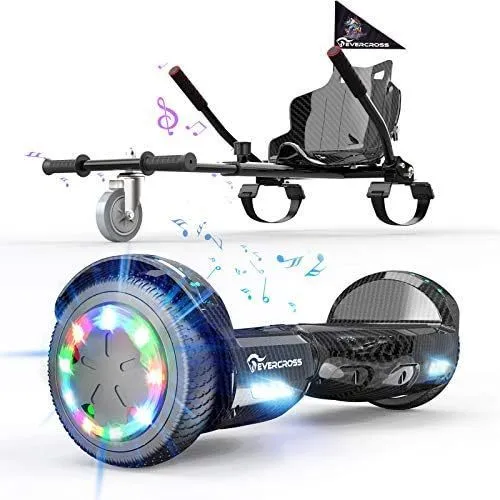 Sporthandskar Hoverboard för vuxna med sätesfästning 6.5 "Hover Board Self Balancing Scooter Bluetooth S GRI 230822