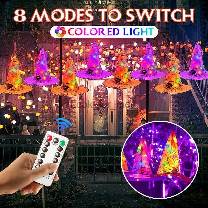 Des lumières de chapeau de sorcière à LED rougeoyantes transforment votre décor d'Halloween avec des ornements suspendus enchanteurs créant une ambiance séduisante HKD230823