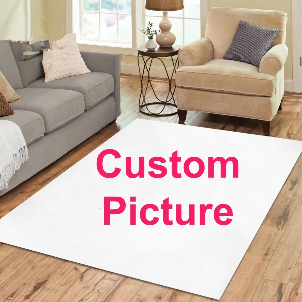 Carpets Custom Carpet Rug Printed Rectangle Area Rugs for Adult Yoga Mats Living Room Decorative Drop Personalized Doormat 230823