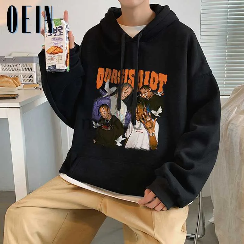 Men's Hip Hop Rapper Print Hoodie, Oversized Sweatshirt, Streetwear Pullover, Autumn Fashion, J230823 Men's Hip Hop Rapper Print Hoodie, Oversized Sweatshirt, Streetwear Pullover, Autumn Fashion, J230823