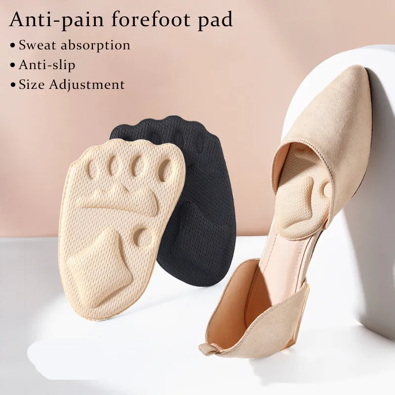 Shoe Parts Accessories Women High Heel Forefoot Pad for Shoes Insert Half Insoles Plantar Fasciitis Pain Relief Comfortable Foot Care Massaging Toe 230823