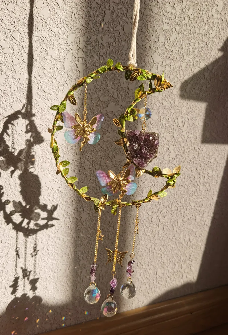 Acchiappasole a forma di colibrì, da appendere alla finestra, in vetro colorato, con colibrì, decorazione per finestre, regalo per donne, mamme, amanti degli uccelli