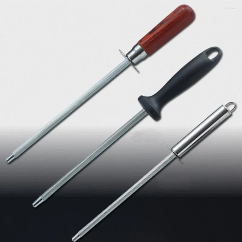 Andra knivtillbehör Professionella kock Sharpener Rod Diamond Sharpening Stick Honing Steel för kök och rostfria knivar