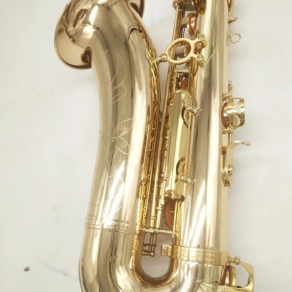 Original 802 en-till-en-strukturmodell Drop B Tone Professional Tenor Saxofonuppgradering Double-rib Abalone Key Tenor Sax