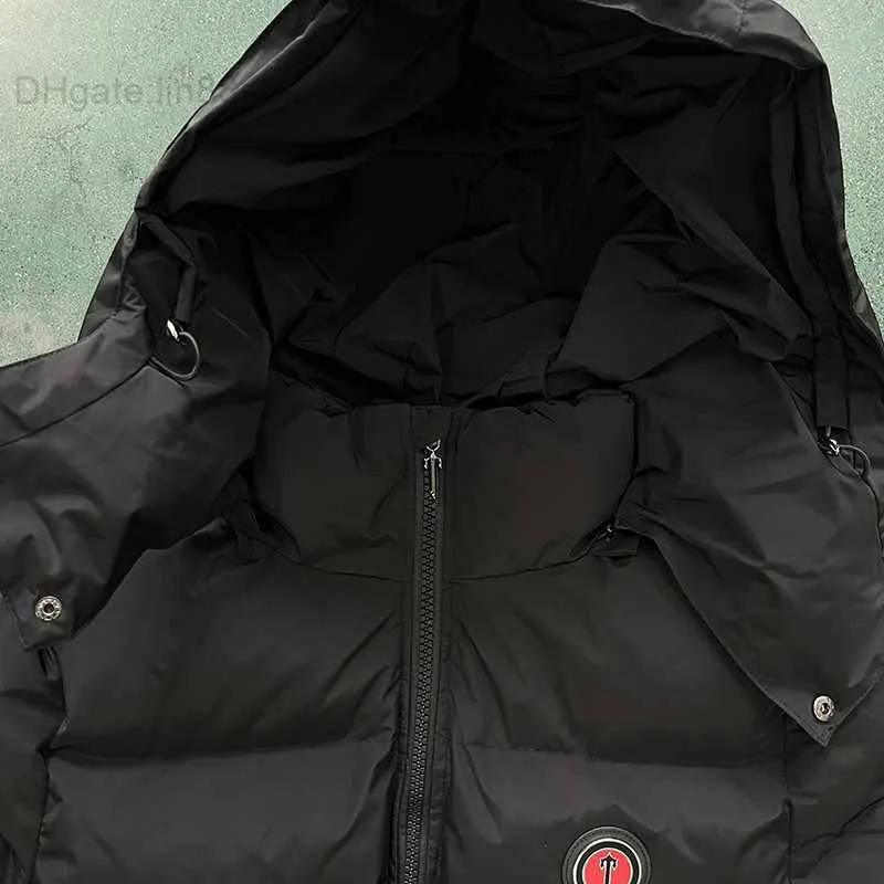 Trapstar London-Sudadera con capucha desmontable para hombre y mujer,  chaqueta de plumón con letras bordadas