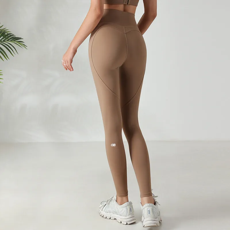 AL YOGA Double Sided Nude Oalka Yoga Pants With High Waist And Lifting Hip  For Women No Awkwardness Thread, Perfect For Sports And Fitness From  Viasun, $17.59
