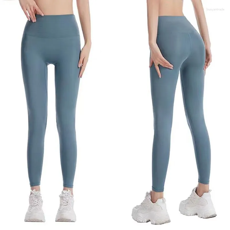 Calça feminina estilo mulher mulher sexy treino apertado yoga conforto alto elástico nude lift nudes nádegas ginástica dança pilates pilates esportes