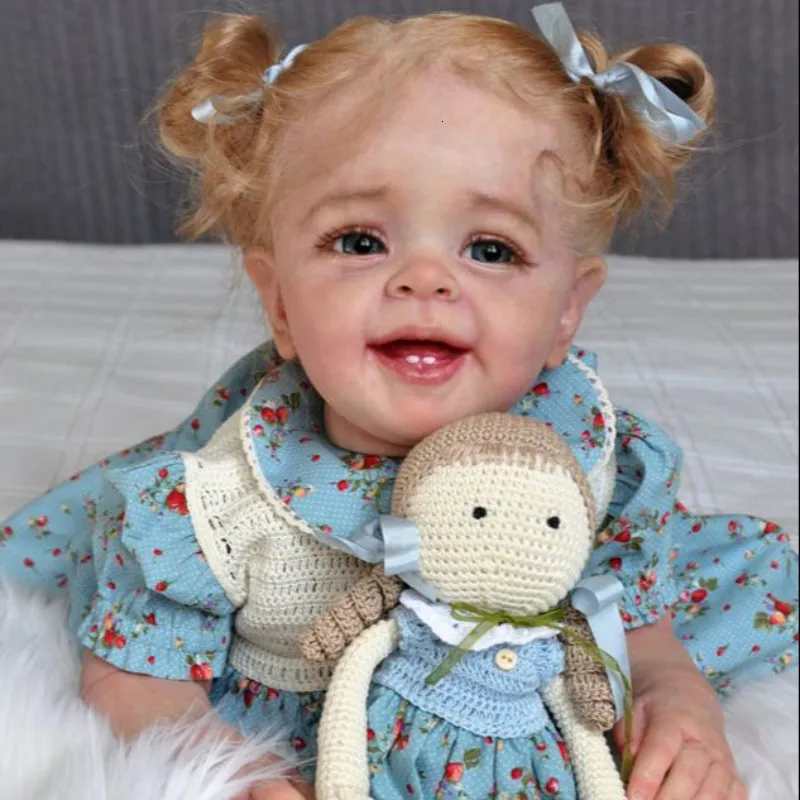 Dolls 22 -calowe rzadkie wyprzedane wyprzedane edtion Reborn Doll Kit Yannik z i ciałem słodka tkanin