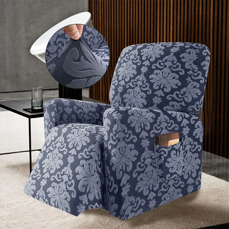 Pokrywa krzesła Jacquard Procliner Cover Elastic Sofa Spandex Fotel Allinclusive Furniture 230822