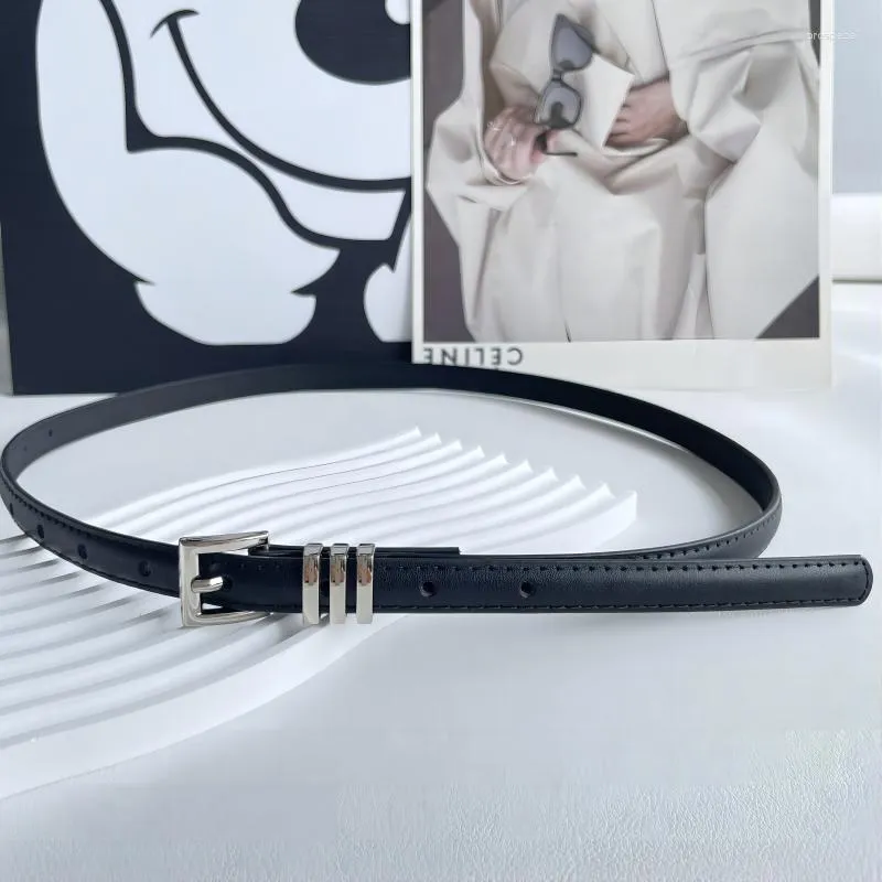Thin silver belt best sale