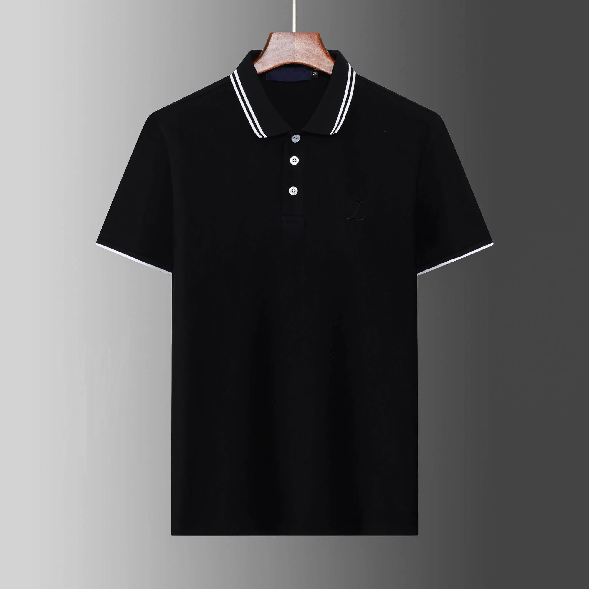 Summer Men's Solid Color Polo Casual Men's Damska koszulka damska najlepiej sprzedająca się luksusowa męska męska haft hafteryletyka Hope Hope Hope Hope Rozmiar M-3xl Oficjalny projektant strony internetowej