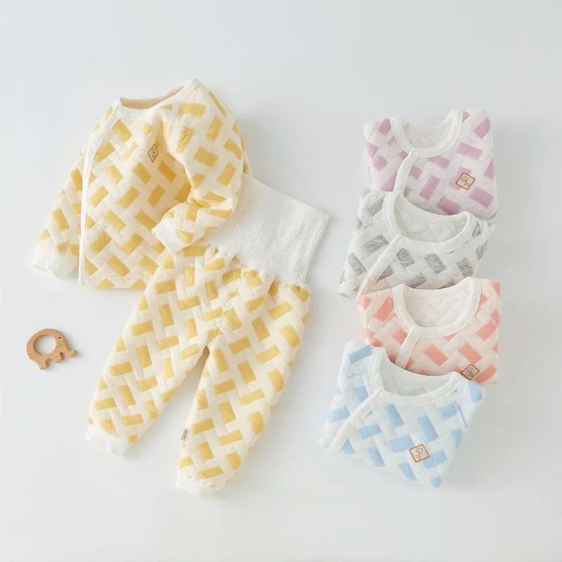 Kläder sätter baby flicka set vinter pojke kläder för spädbarn från 0 12 månaders jul födda föremål barn termiska underkläder