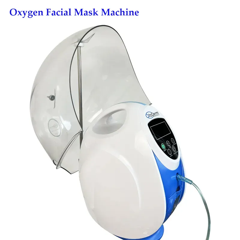 Korea Salon Use O2toDerm skin care Face Oxygen Therapy Mask Dome water Spray Jet Peel Facial Machine Derma Spa Equipment