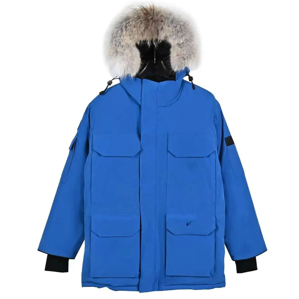 Piumino invernale Piumino da uomo di alta qualità Piumino d'oca canadese con cappuccio spesso caldo Parka Doudoune Homme Cappotti da esterno Cappotto Upscale258