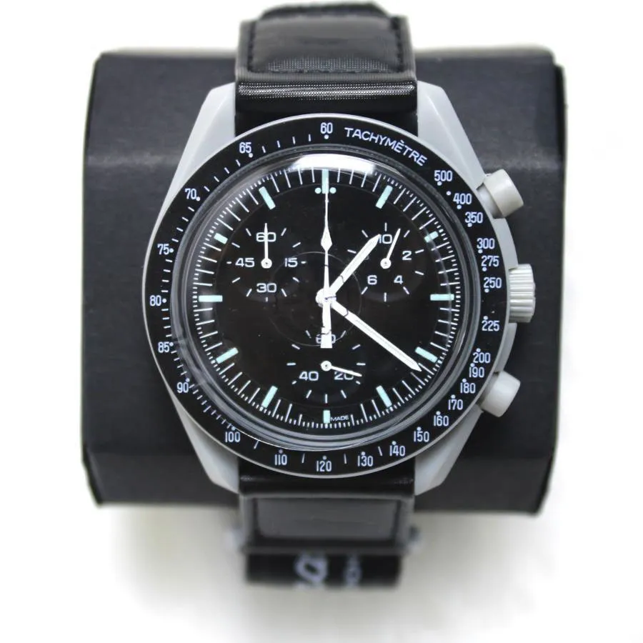 Designer watch mens watch for woman movement watch Quarz Bioceramic 42mm designer luxury nylon watchband Planet montre limited edi2834