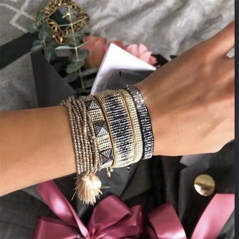 ZHONGVI Miyuki Bracelets 2021 Mexican Bracelet For Women Jewelry