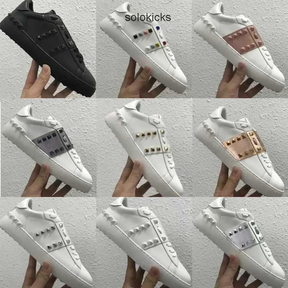 Z projektantami pudełek VT Sneakers Valentino Punk Women Sneakers