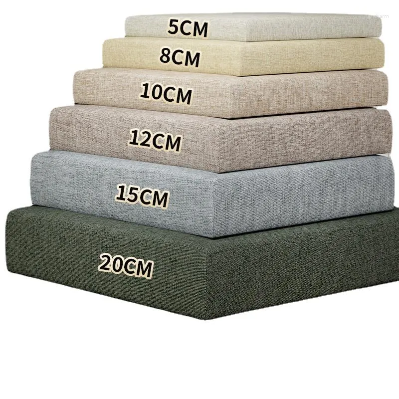 Pillow Sofa Sponge Seat Pad Height Increasing Shoe Changing Stool Chair High Density Thickened Hardened