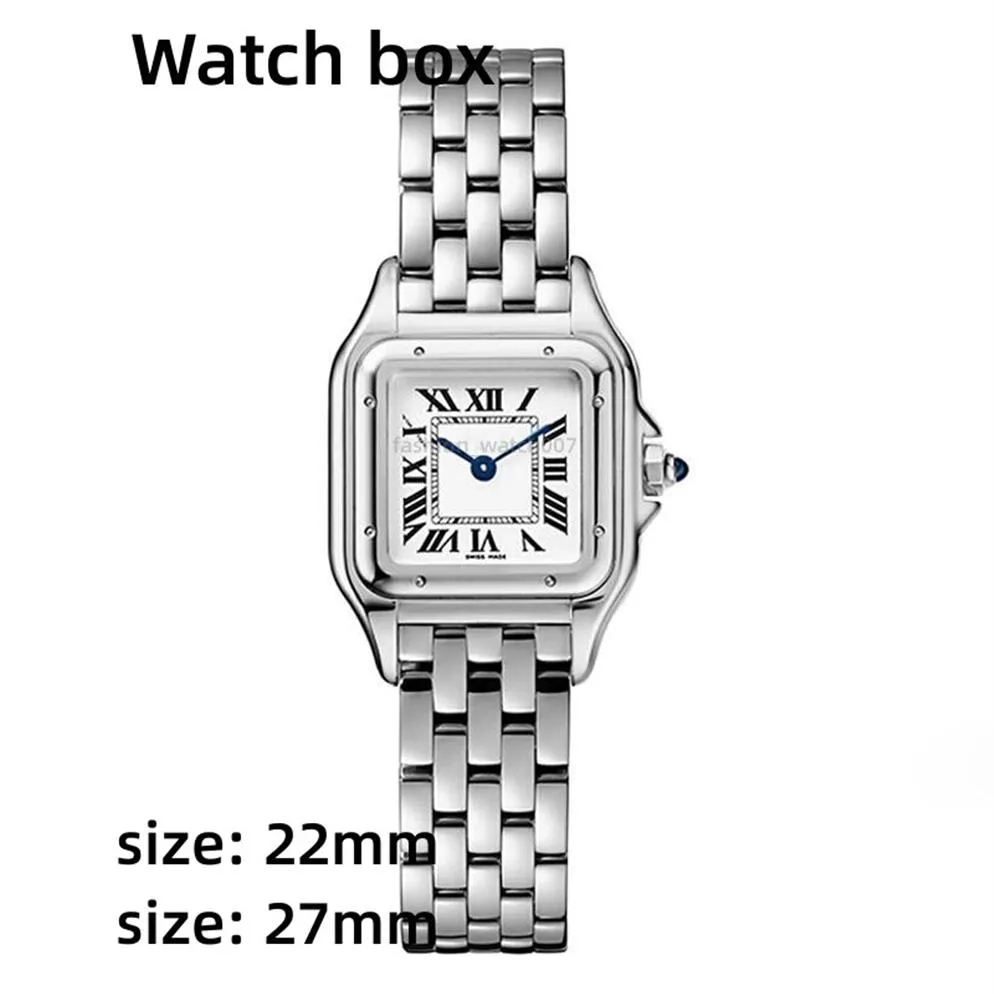 Les femmes élégantes et élégantes regardent 22mm27mm classique en or rose femmes mode neutre décontracté trompette blanche bracelet en acier montre à quartz move320L