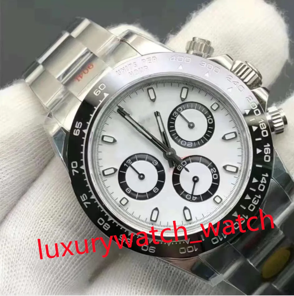 BP Factory Top Quality Watch Waterproofwatches 40mm Cosmograph يعمل 904L من الفولاذ المقاوم للصدأ Chronograph ETA 4130 حركة المعصم التلقائي مع صندوق