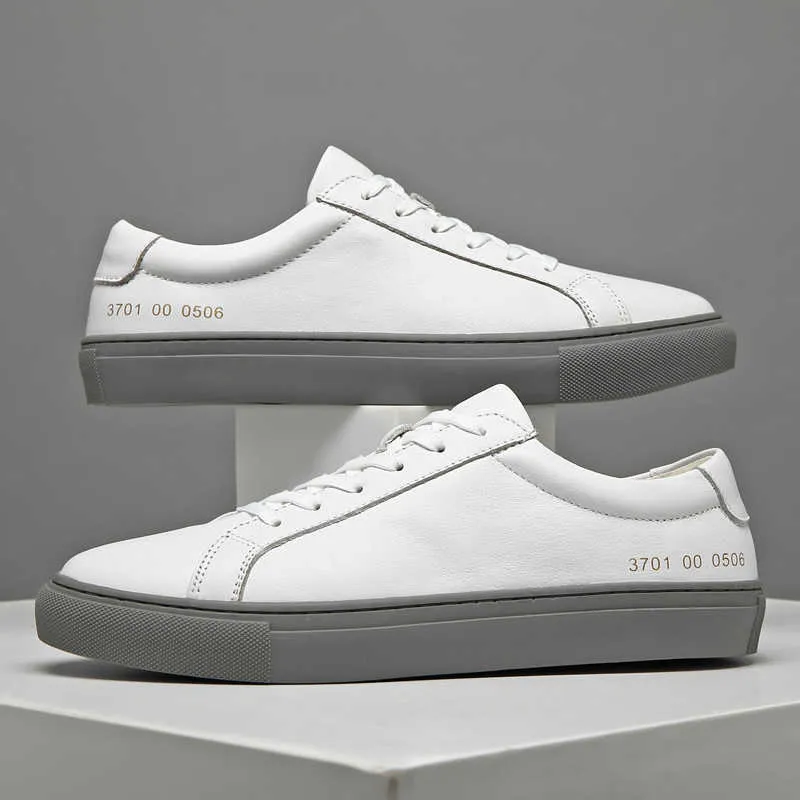 Mens white leather running clearance shoes