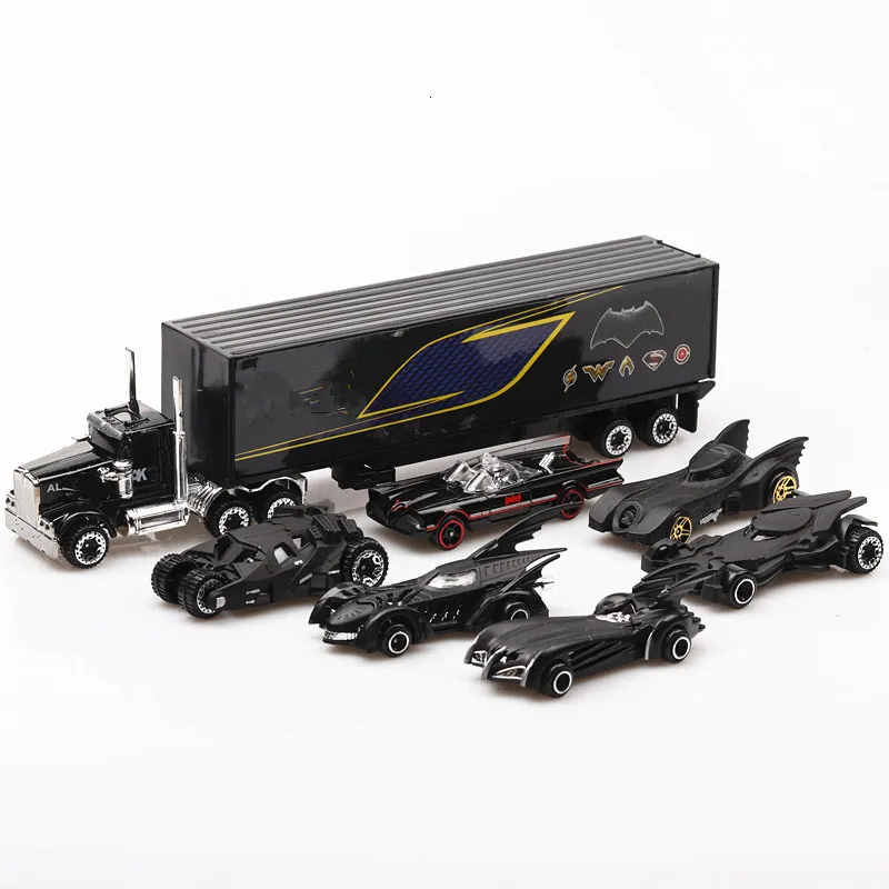 Diecast Model car 7pcs/Set bat diecast Metal car 1 64 Alloy car Truck Model Classic car Toy Vehicles Christmas Gift kids toys car 230823