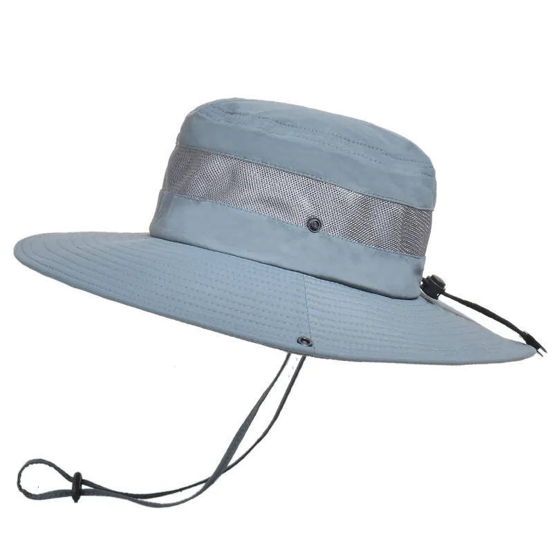 Mens Waterproof Bucket Hat Anti UV Sun Hat For Summer Outdoor Activities,  Hiking, Fishing, And Beach Long Wide Brim Panama Beach Pararescue Beret  Style #230823 From Hu05, $11.87