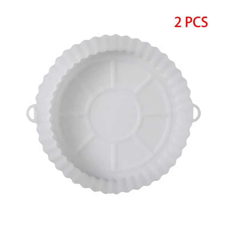 Reusable Silicone Currys Deep Fat Fryer Tray Set Round Basket For Pizza
