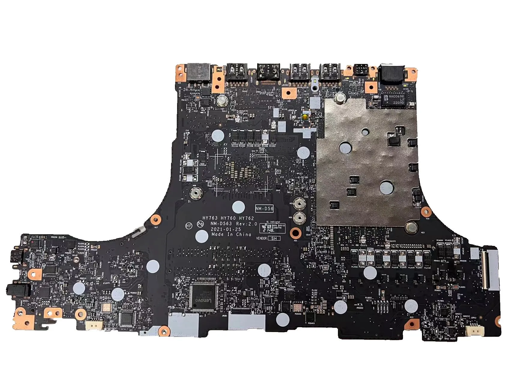 ل Lenovo Thinkpad Legion 7-16ACHG6 LAPTOP Motherboard NM-D563 FRU: 5B21C21817 CPU ؛ R7-5800H RTX3070 8G