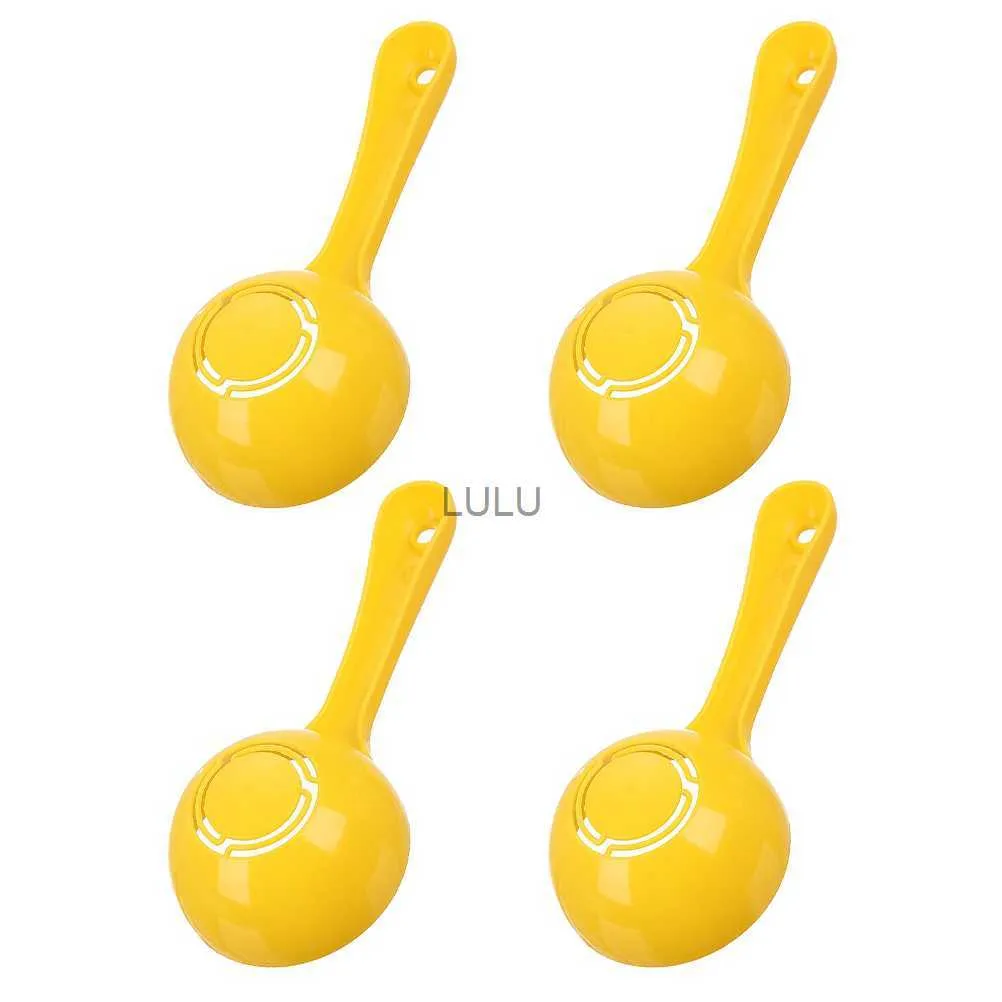 4 PCS CAKE MOLD HALV RUNT RICE SPOON Kök Gadget Hem Hotell Måltid Tabell Hollow Spoons Sushi Serverar Plastic Dish Non-Stick HKD230810