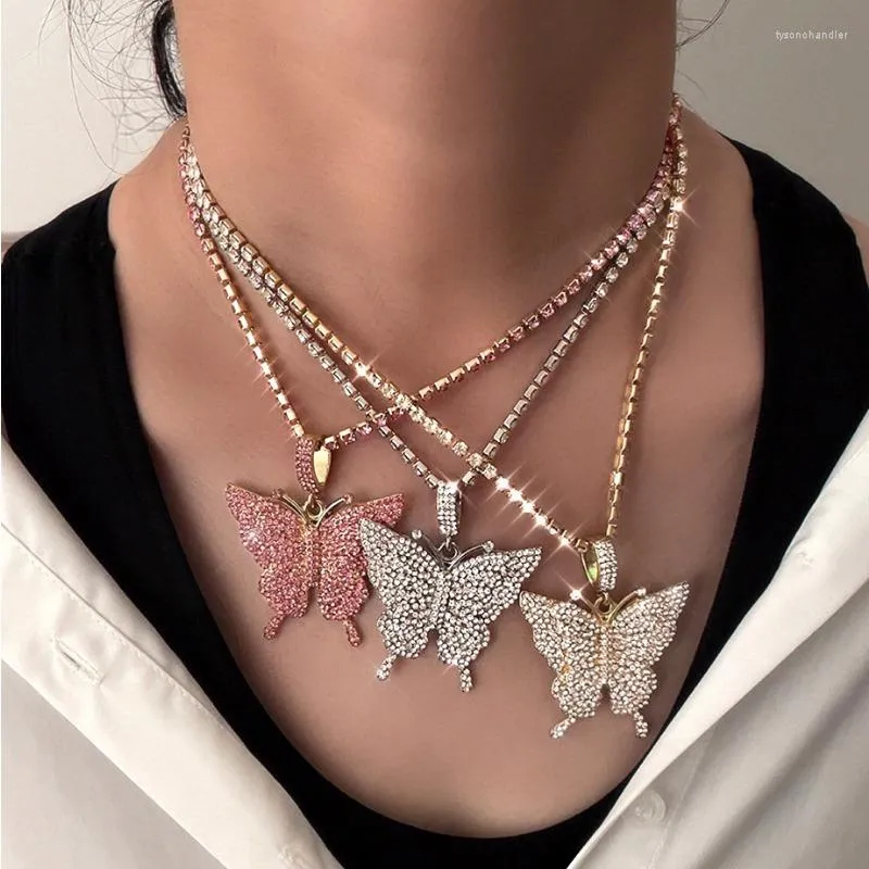 Mahi Crystal Butterfly Pendant set
