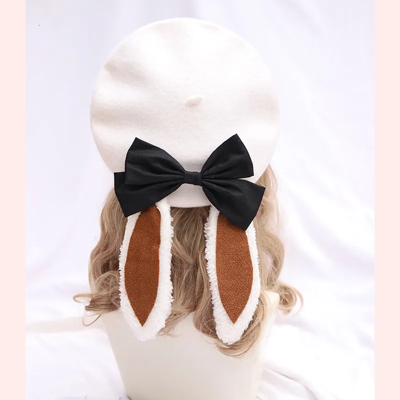益若つばさ×Candy Stripper BUNNY EAR BOA BERET Bunny College 益若つばさ×Candy Stripper BUNNY EAR BOA BERET Bunny College