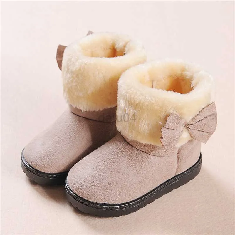 Сапоги девочки новые хлопковые туфли зимние снежные сапоги детские девочки для девочек принцесса обувь детские короткие ботинки теплые детские туфли D955 L0824