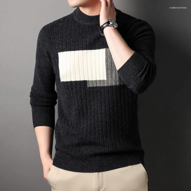 Mens sweater cheap round neck