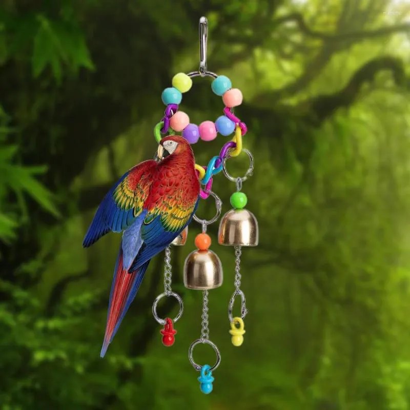 Autres fournitures d'oiseaux Creative Cage Jouet Détachable Décoratif Perles rondes sûres