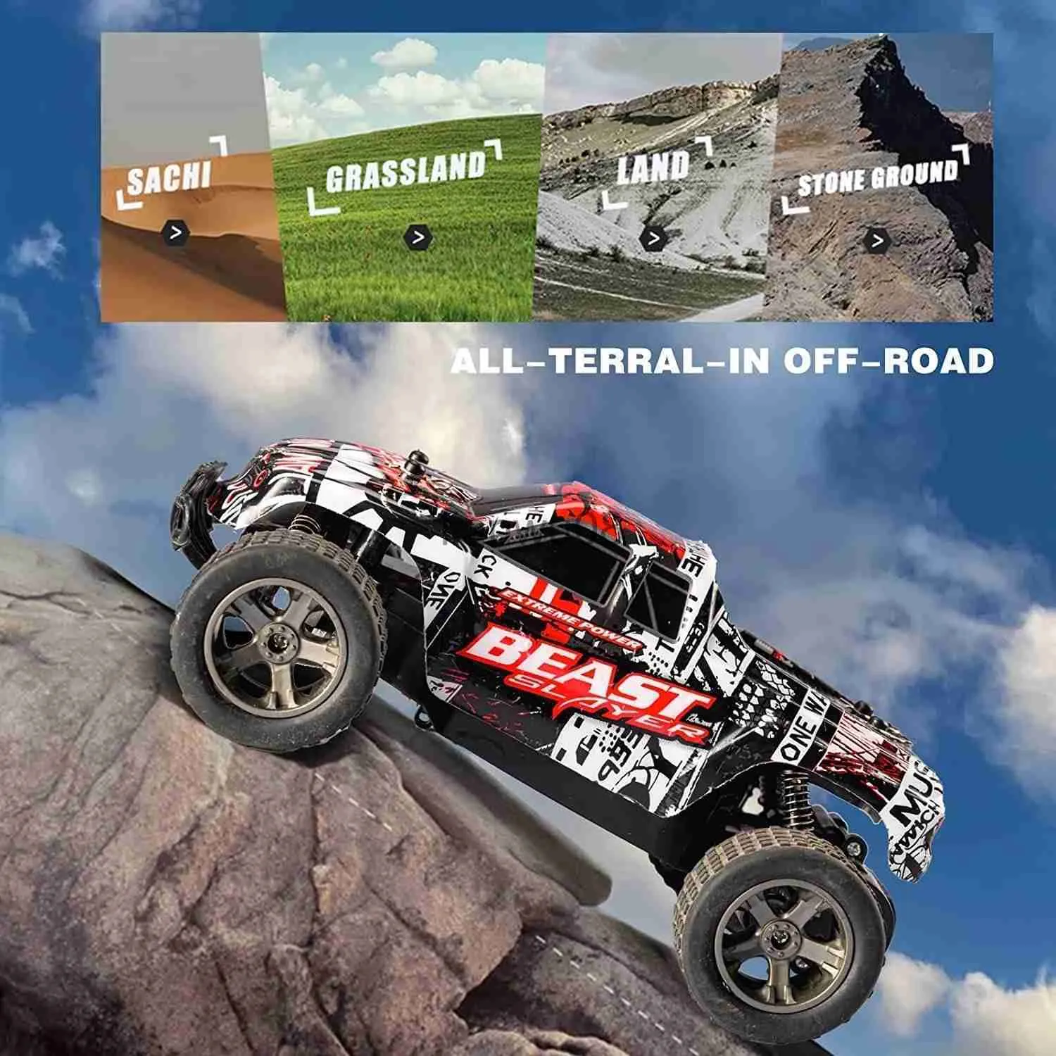 Elétrico de alta velocidade Off-Road Controle Remoto Drift Truck