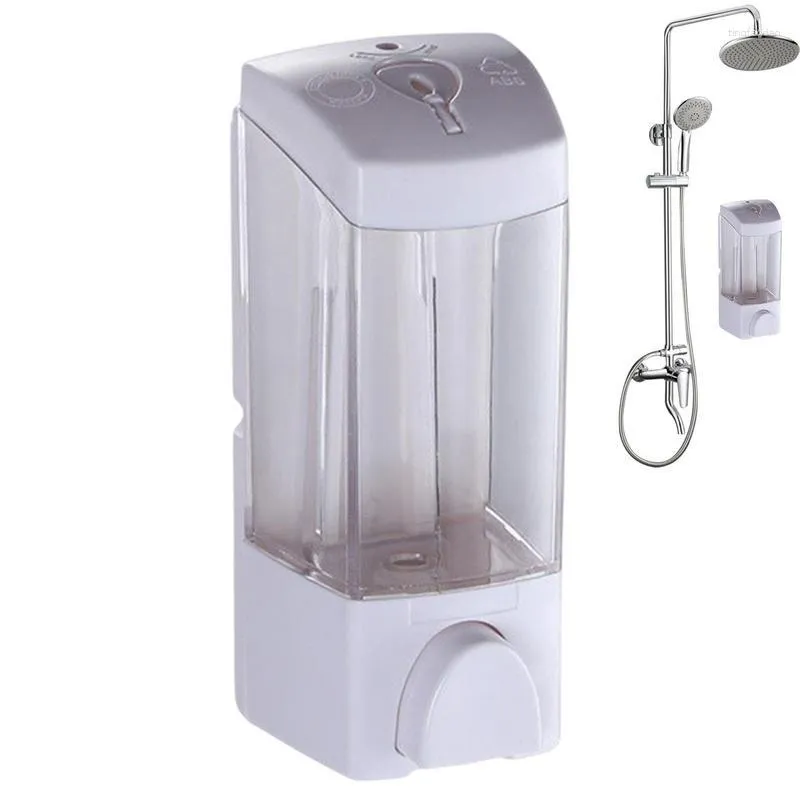 Dispensador de sabão líquido Banheiro montado na parede 300 ml Manual de desinventalizadores de mão Dissensing Dissensing para casa